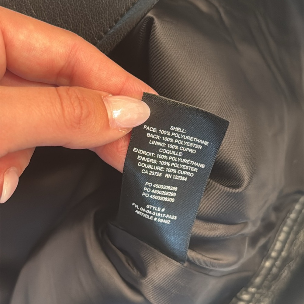 Wilfred Black Leather Button-Front Jacket NWT - image 6